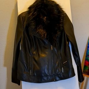 Faux Leather Jacket NWOT Plus Size
